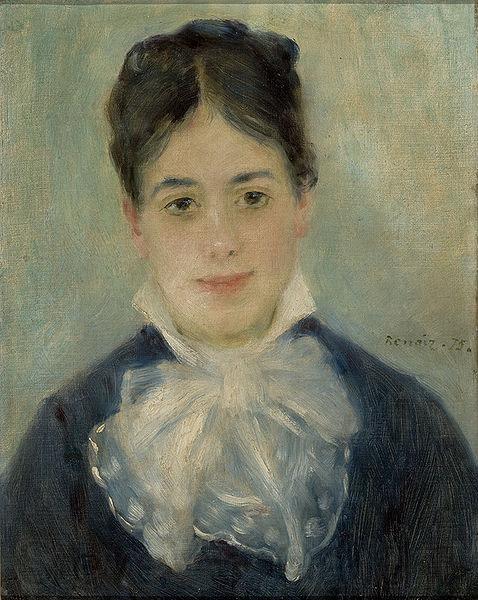 Pierre-Auguste Renoir Lady Smiling Spain oil painting art